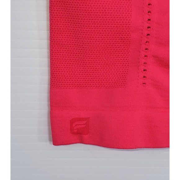 FABLETICS Women's Hot Pink Perforated Panel Delta Seamless Racerback Sz S 1475 - Picture 10 of 11